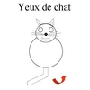 faire un chat pendule en carton