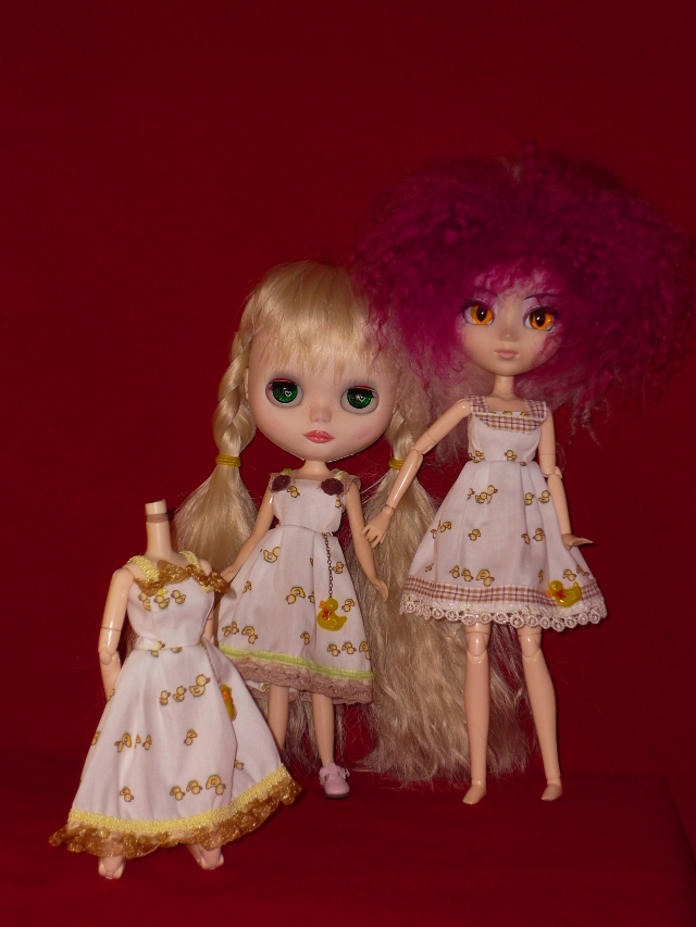 Robe sur pullip et blythe